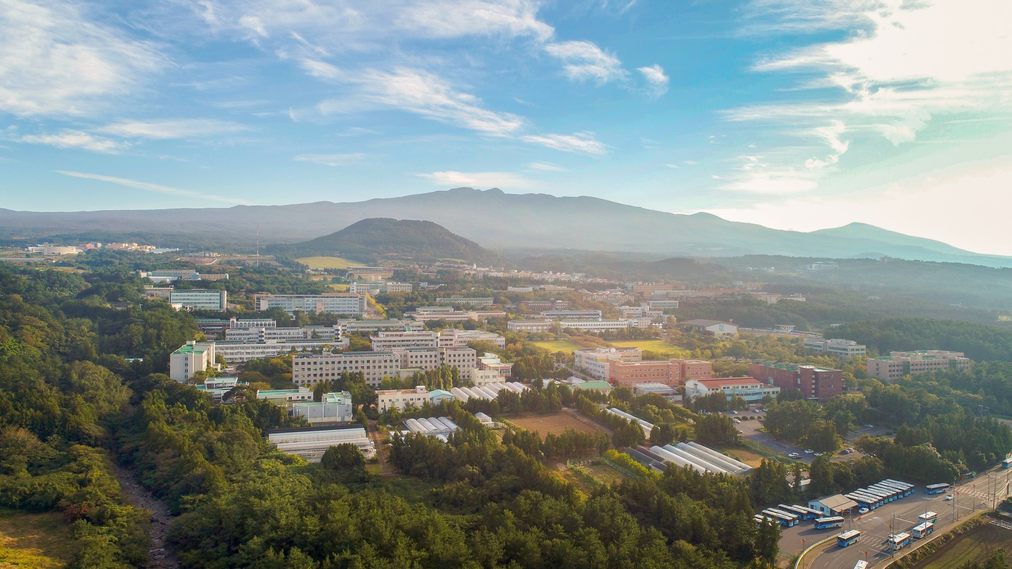 広大で自然豊かな大学校内✨